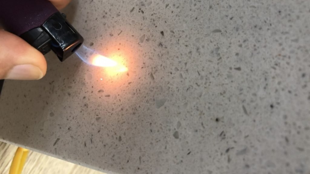 Quartz Stone WIth Fire