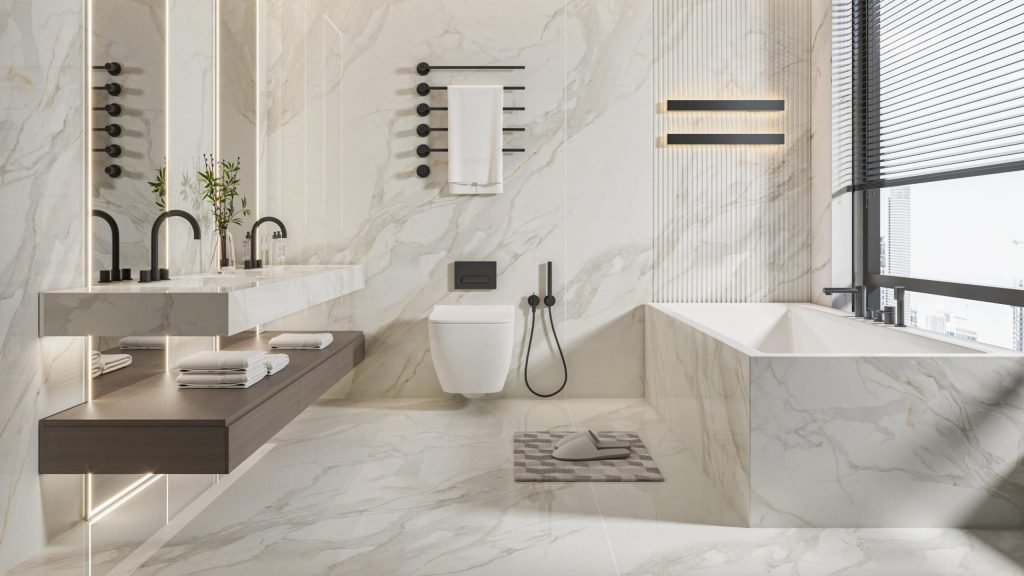 Sintered Stone Bathroom Application - Linx Sintered