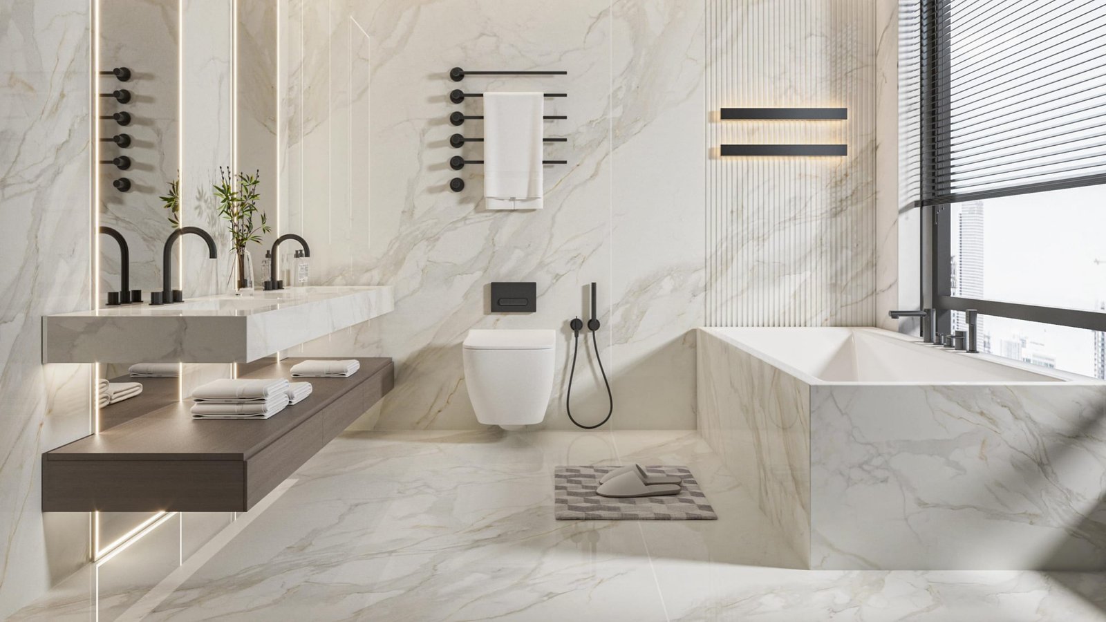 Sintered Stone Bathroom Application - Linx Sintered