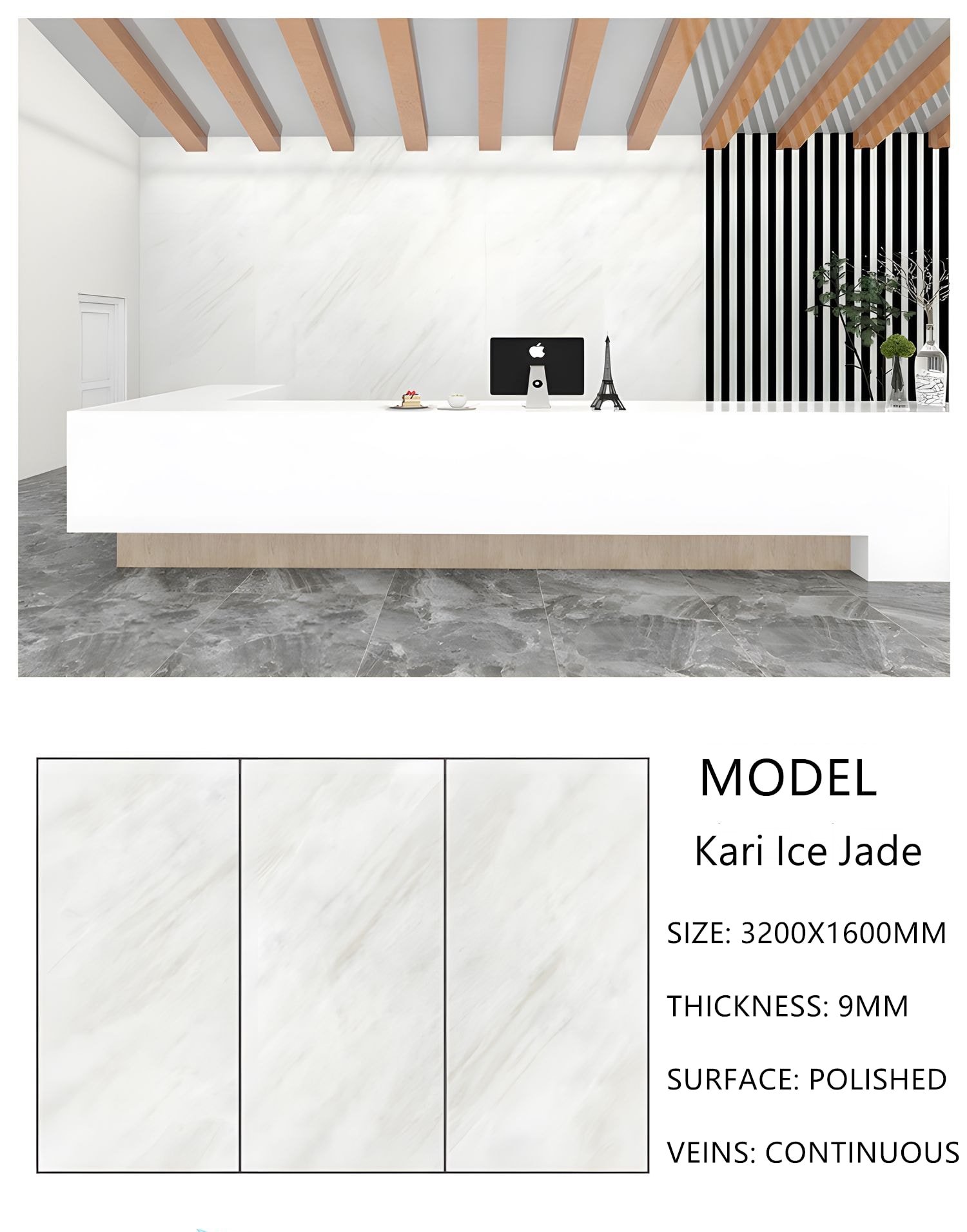 11. Sintered Stone Kari Ice Jade