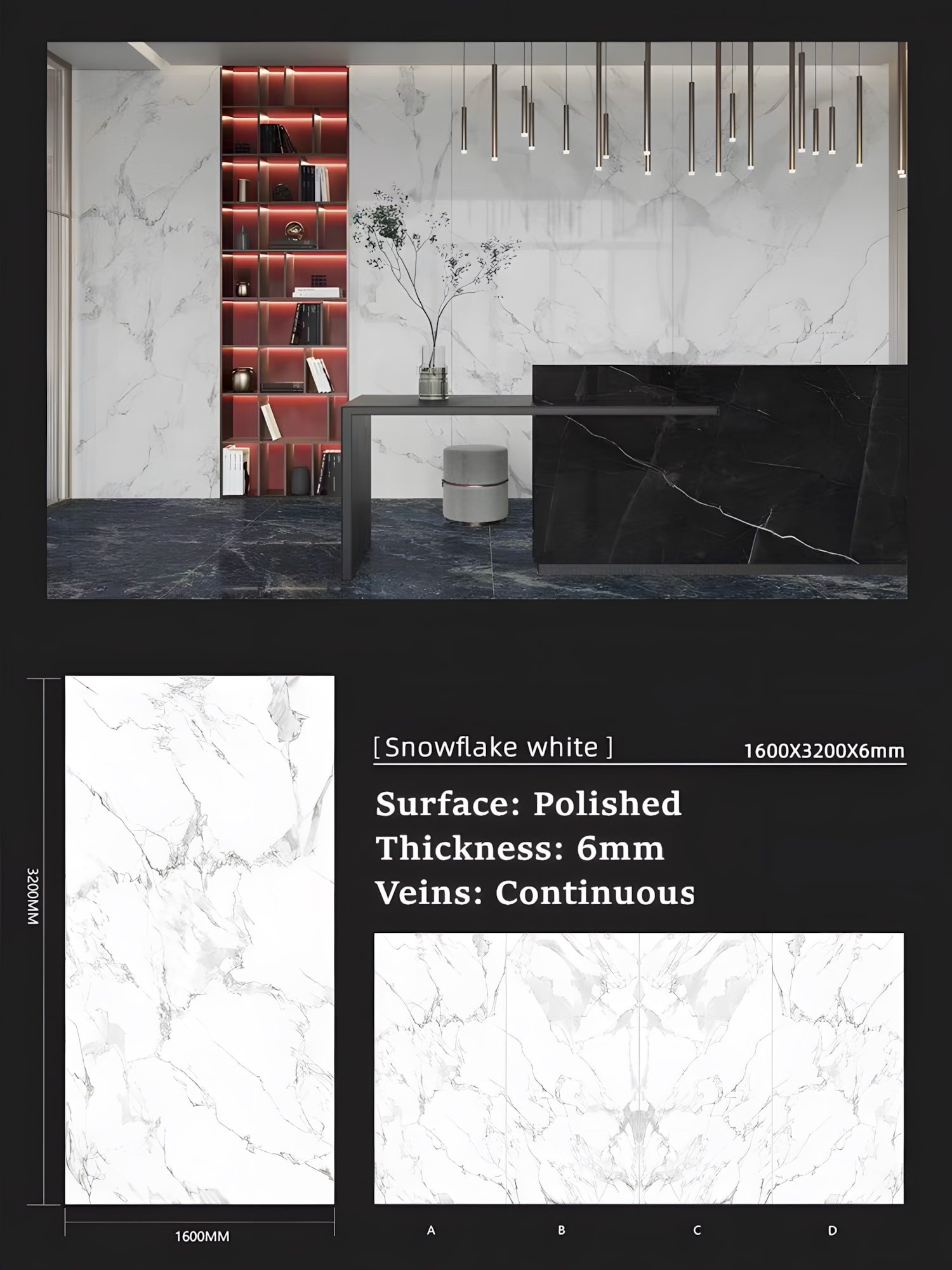 15. Snowflake White 6mm