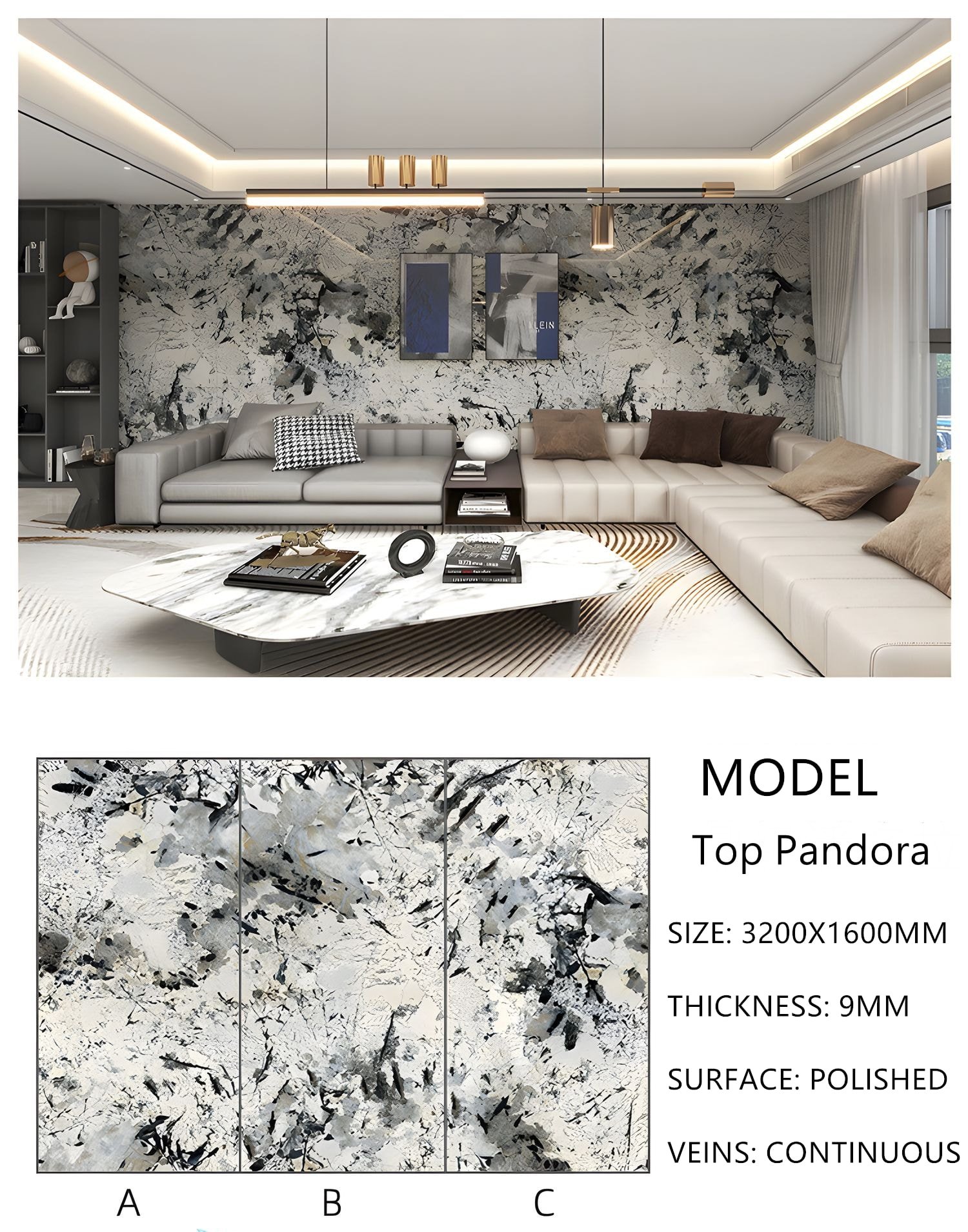 20. Sintered Stone Top Pandora