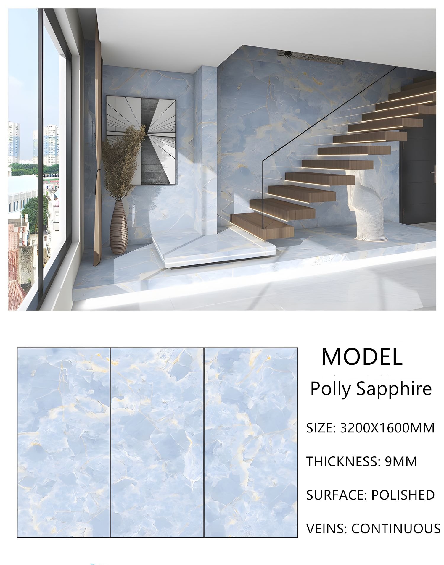 24. Sintered Stone Polly Sapphire