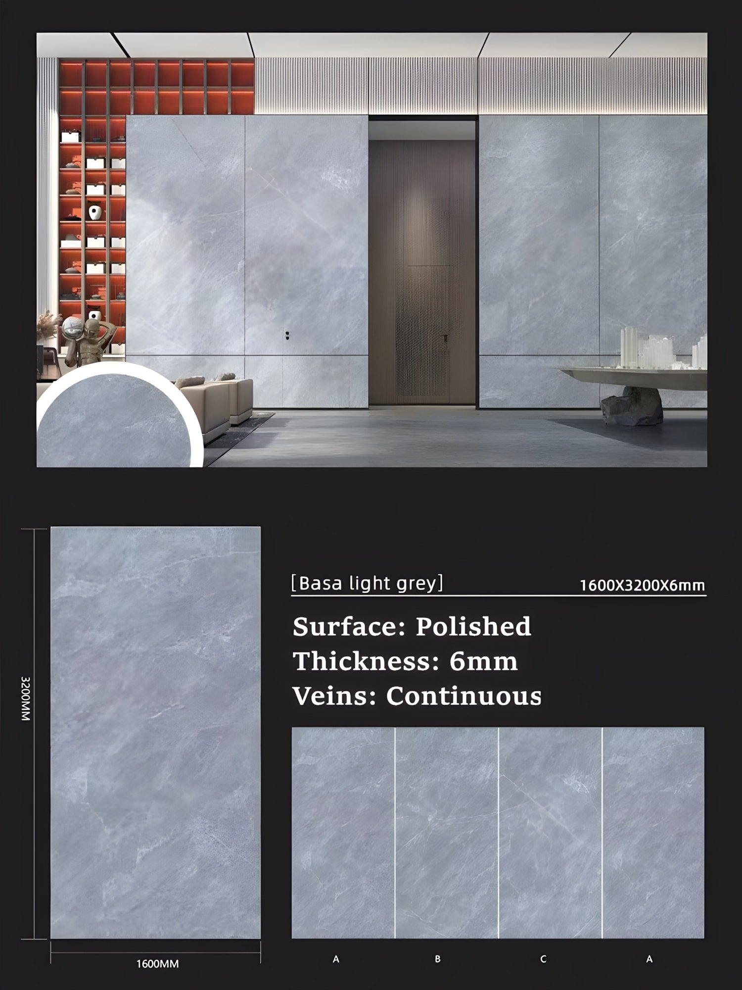 34. Basa Light Grey 6mm