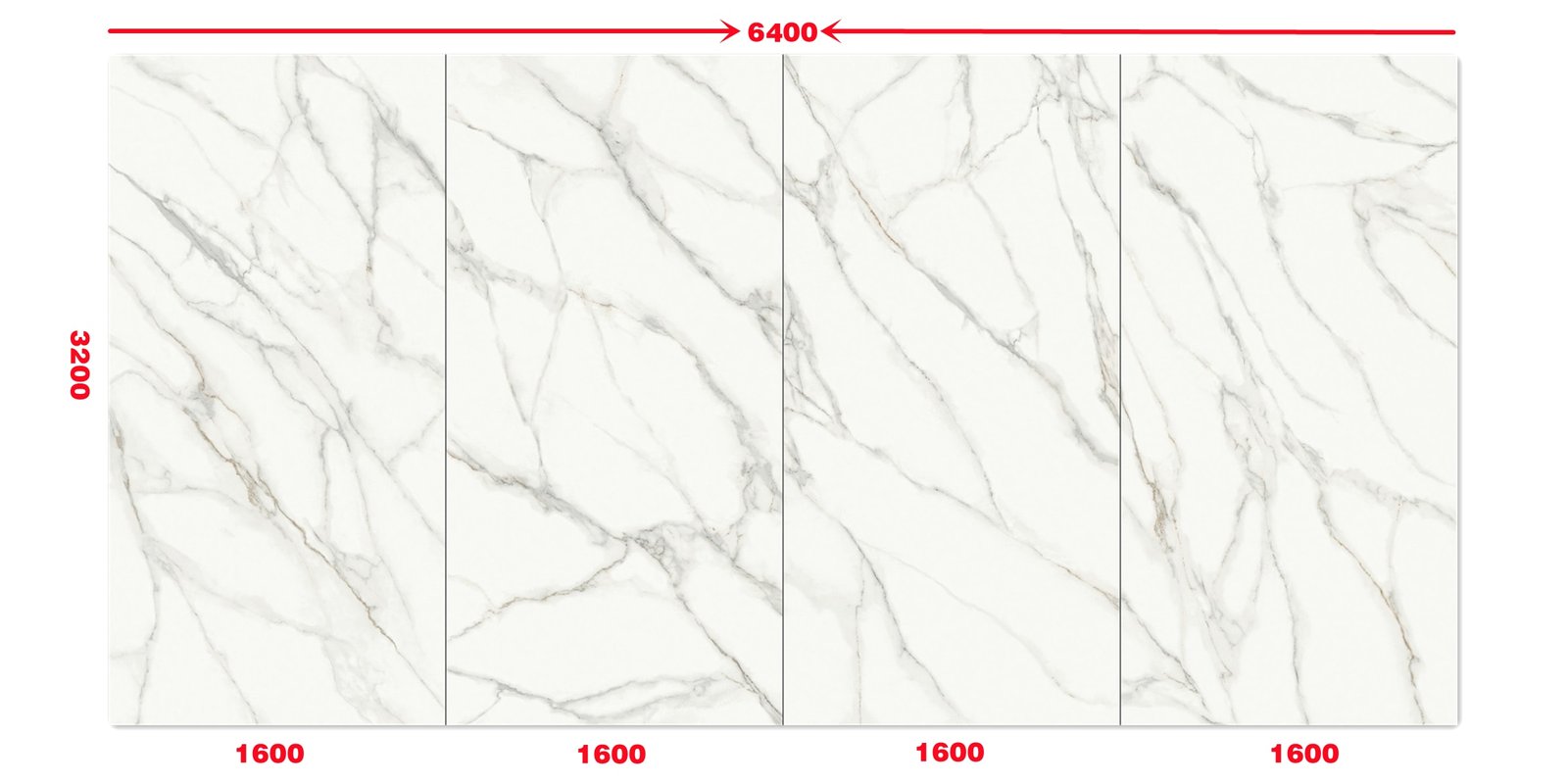 Four Slabs Continues Veins Linx Sintered Stone