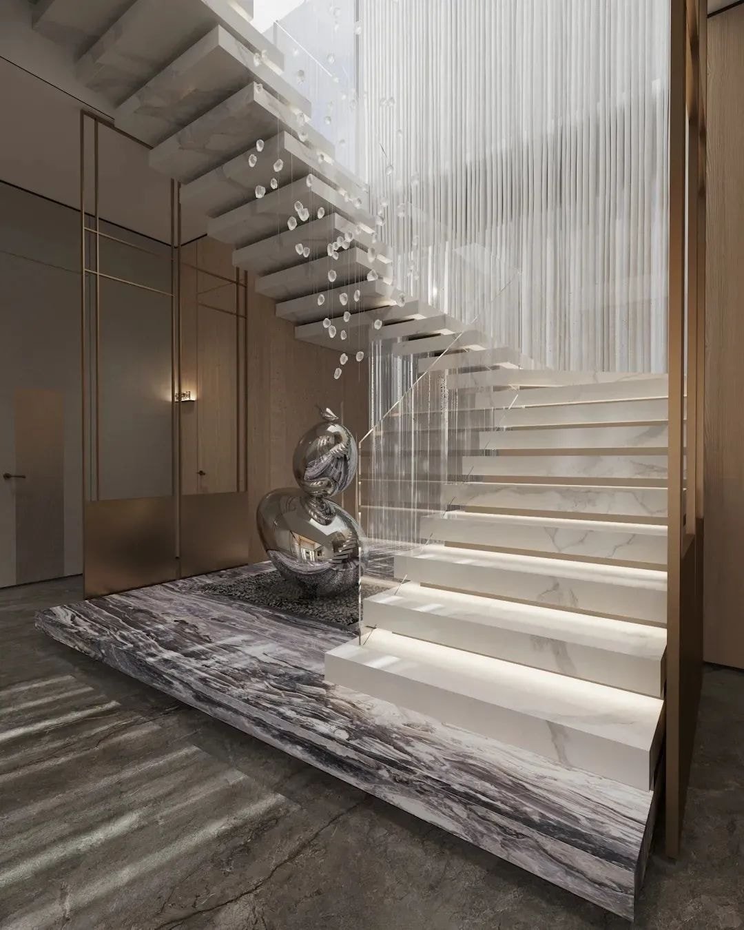 Sintered Stone Stairs Examples (44) Sintered Stone Stairs Examples (44)