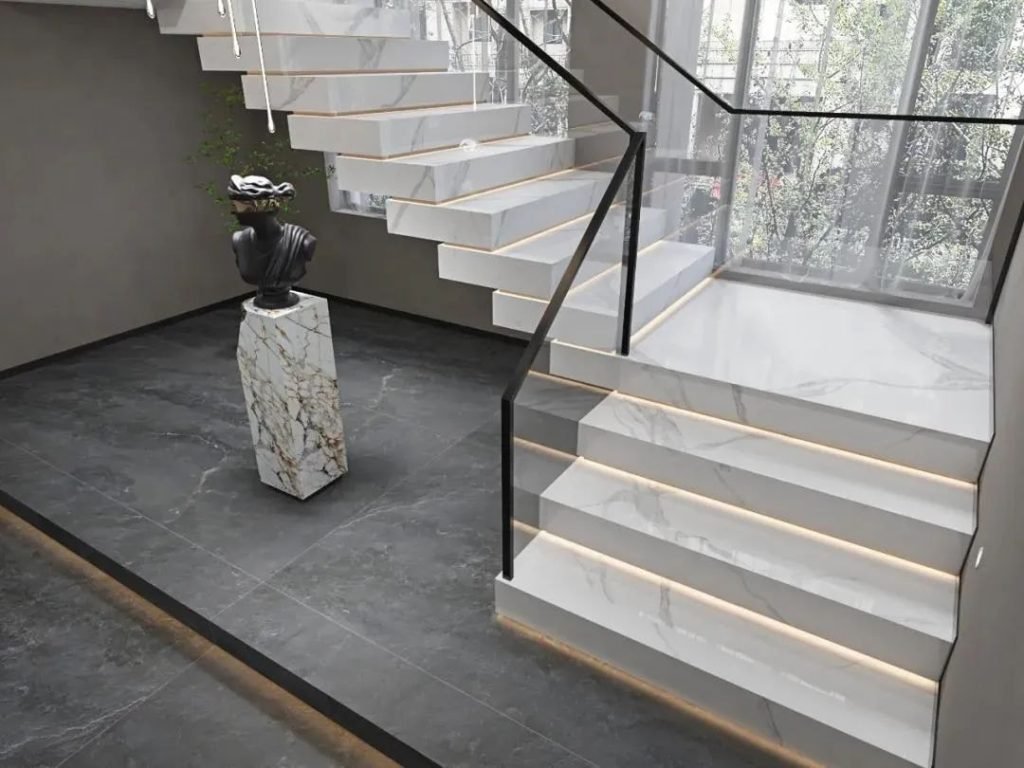 Sintered Stone Stairs Examples (46)